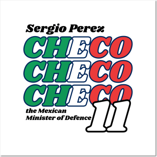 Sergio Perez T-Shirt Posters and Art